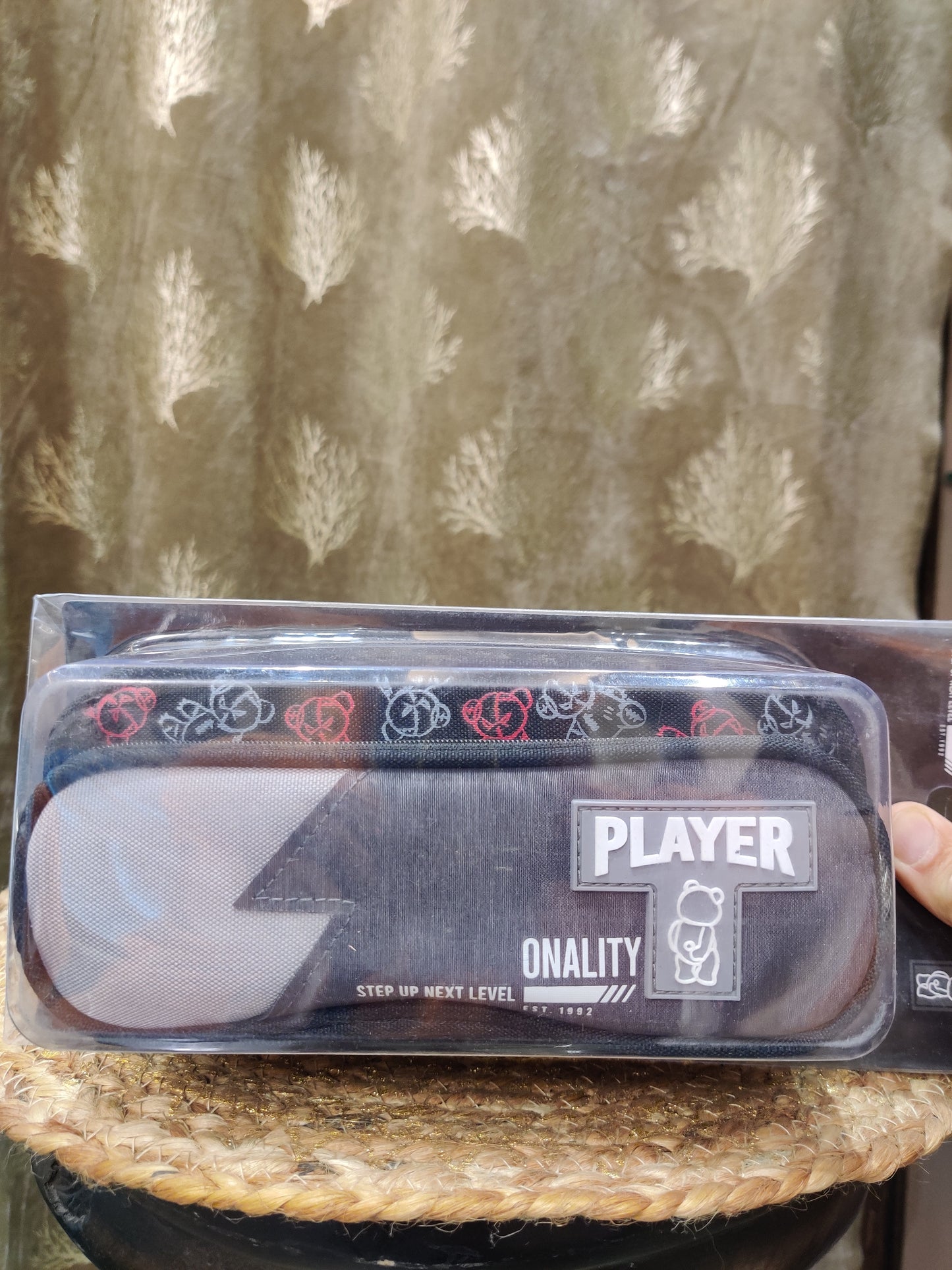 Players Fabric Pencil Pouch Grey