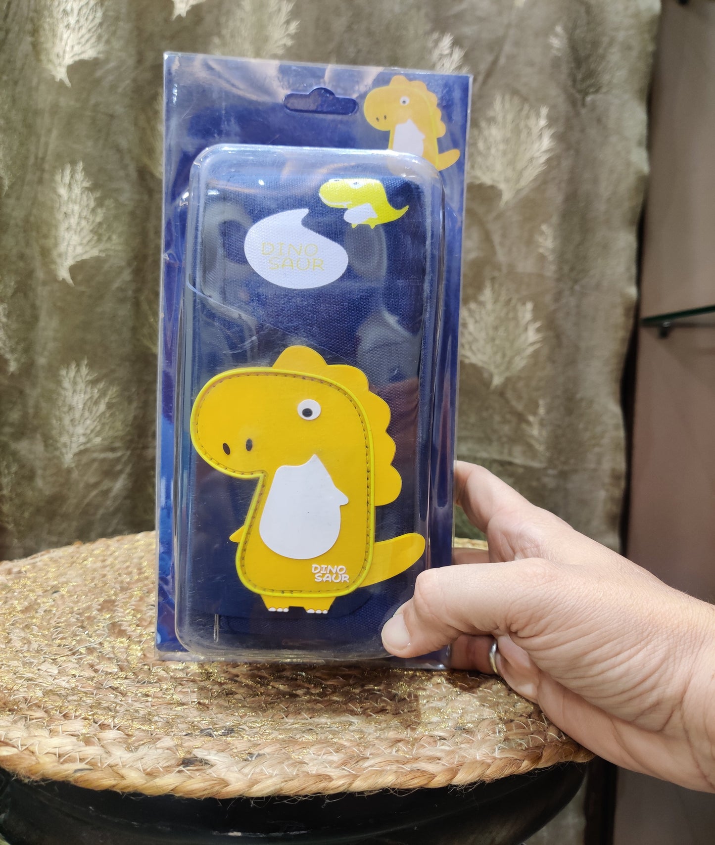 Dino Pencil Box Yellow