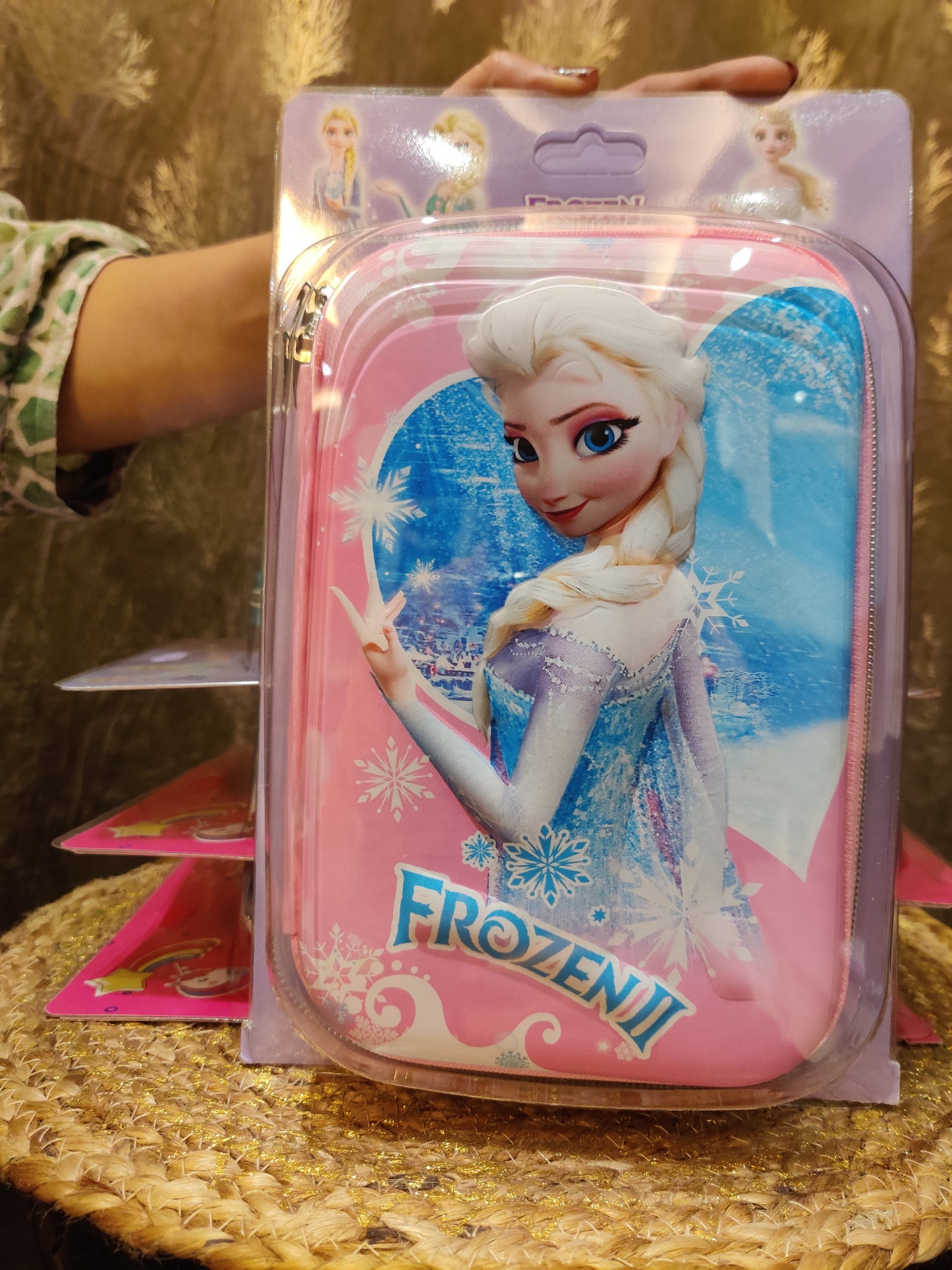 Frozen Big Pencil Pouch Pink