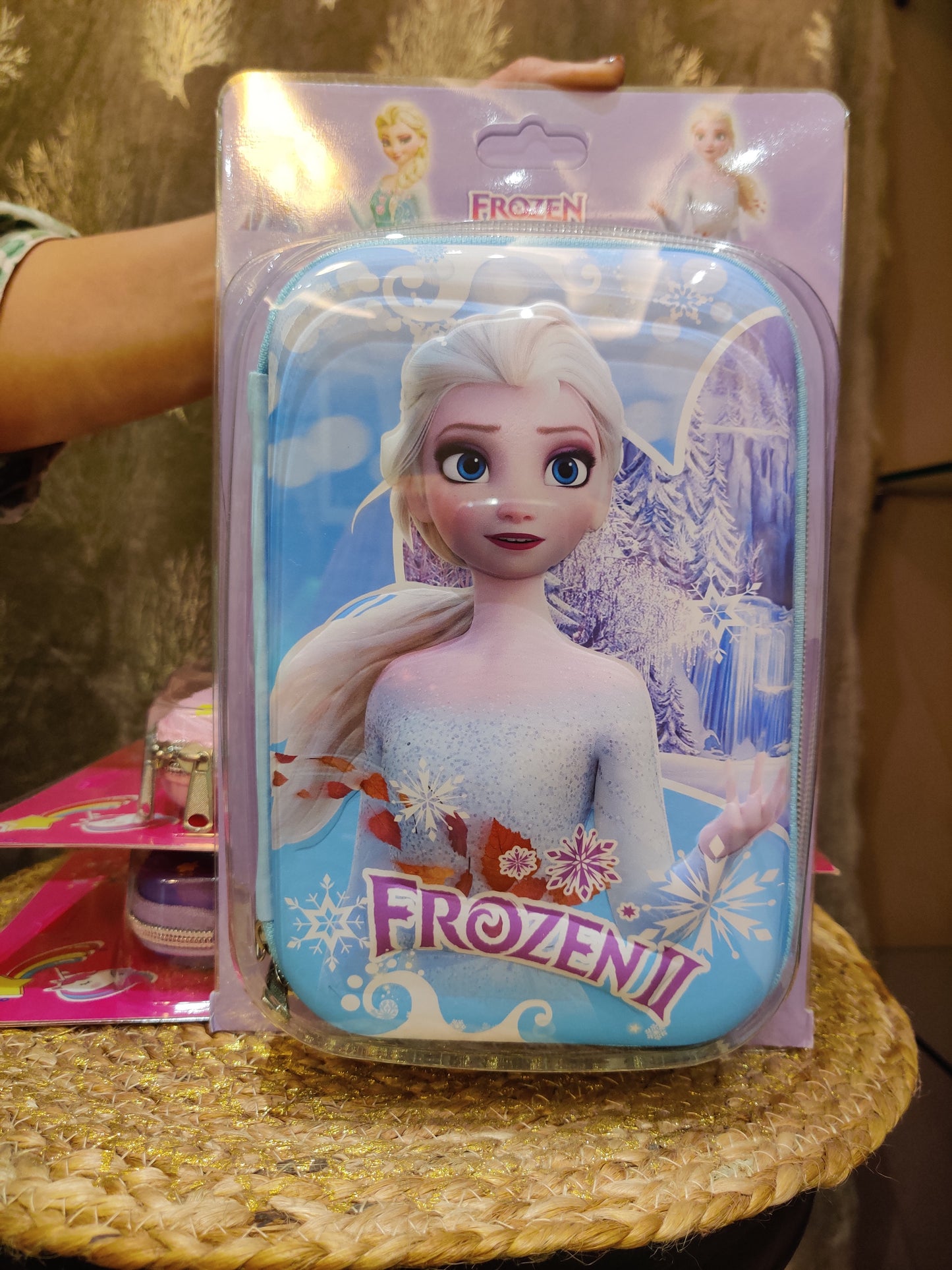 Frozen Big Pencil Pouch Blue