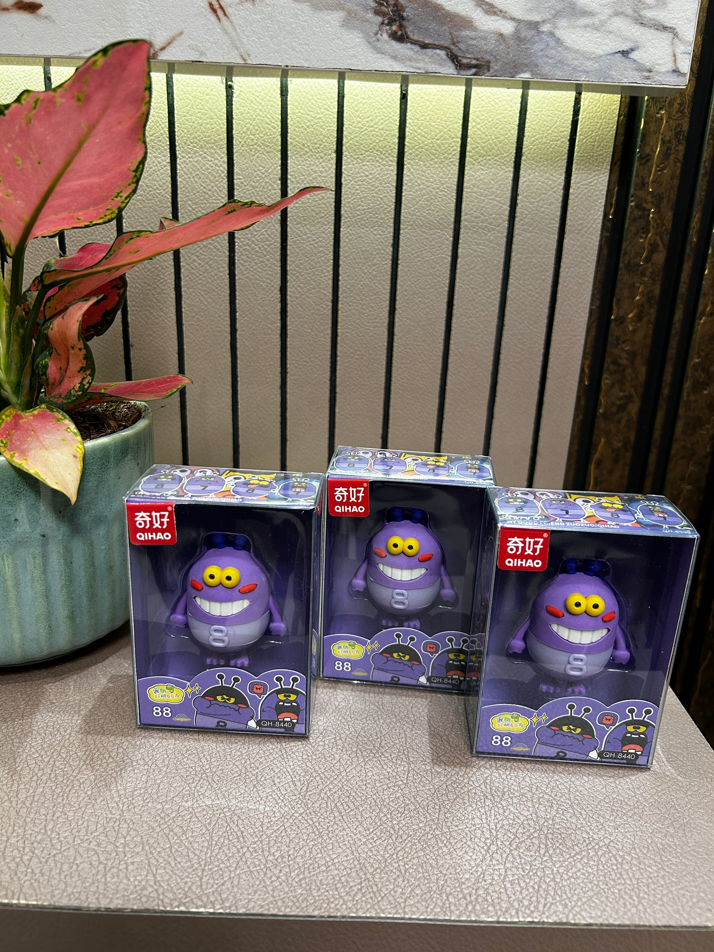 Big size eraser purple