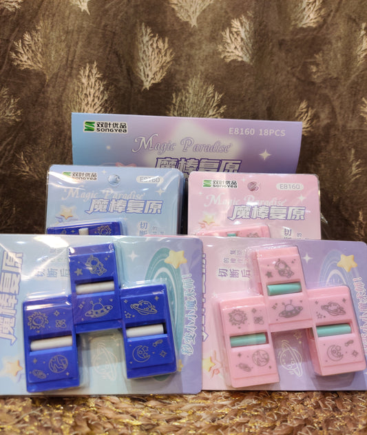 Magic Eraser blue Pink